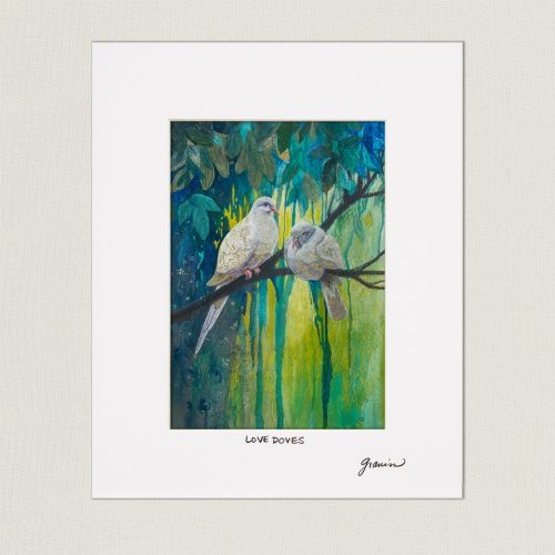 Love-Doves-Small-Matted-Print-Vertical-web
