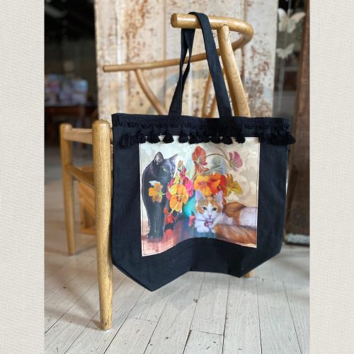 Tote Bags Butterfly Study & Chair linen eb